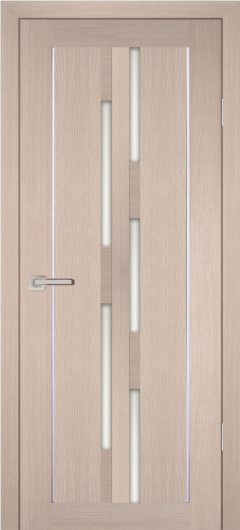 Межкомнатная царговая дверь Profilo Porte PS33 Капучино мелинга остекленная — фото 1